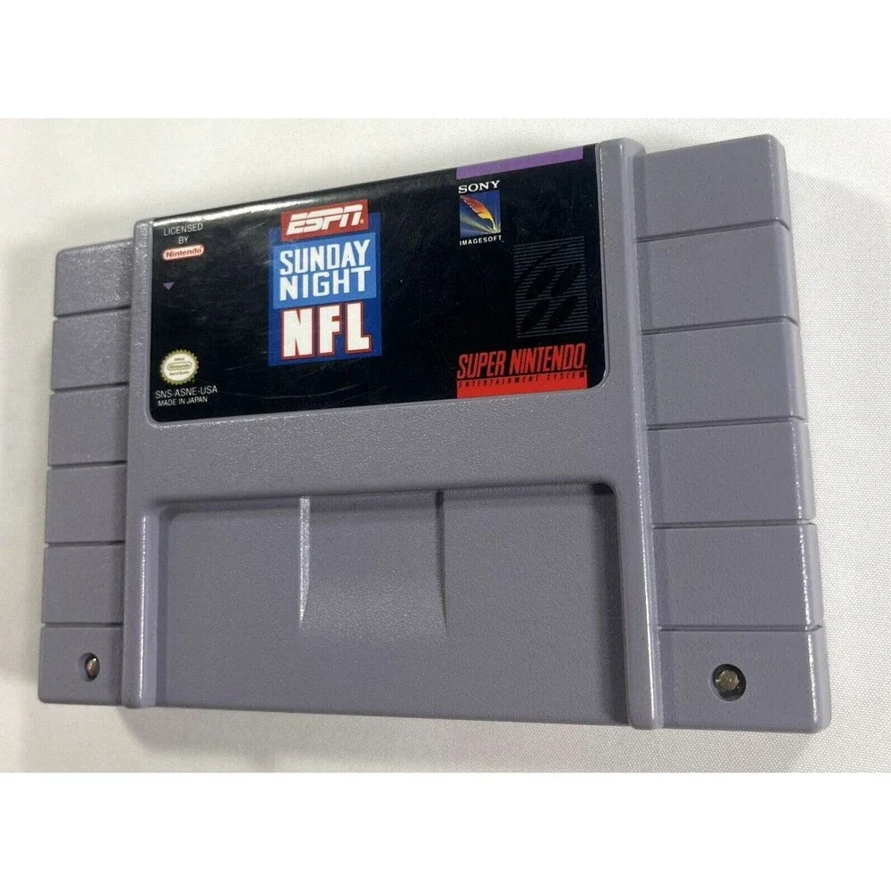 ESPN Sunday Night NFL Super Nintendo Entertainment System 1994 Tested